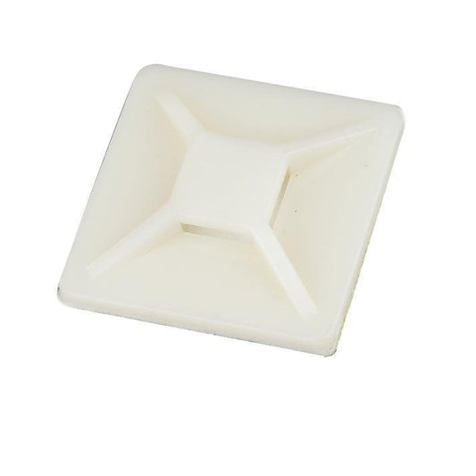 CABLE TIE MOUNTS, SELF ADHESIVE, PACKAGE OF TEN