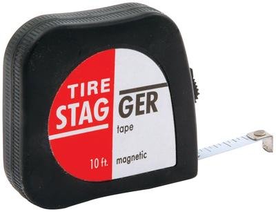 DIAMETER MEASURING TAPE, 1/4 X 10 FEET, 1/16 INCREMENTS