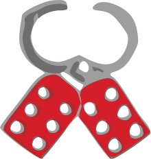 LOCK OUT/TAG OUT LOCKING HASP 1 1/2 DIAMETER