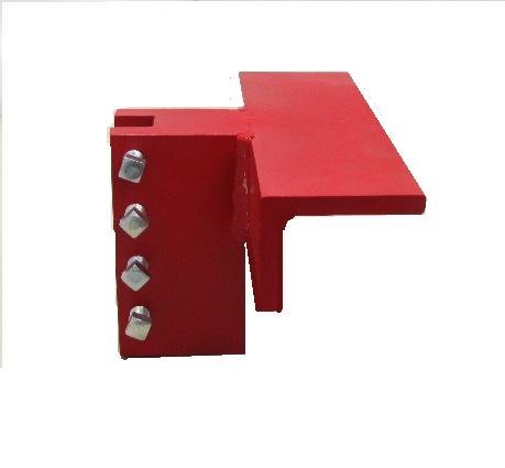 CAR BUILDING BLOCK WITH ANGLE FOR 8, 12. 15 AND 18.5 POUND RAILS