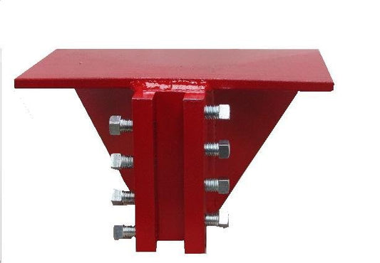 CAR BUILDING BLOCK WITH PLATE FOR 8, 12. 15 AND 18.5 POUND RAILS