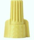 WIRE NUT YELLOW 4 PAK WINGED STYLE WITH SPRING STEEL INSERT