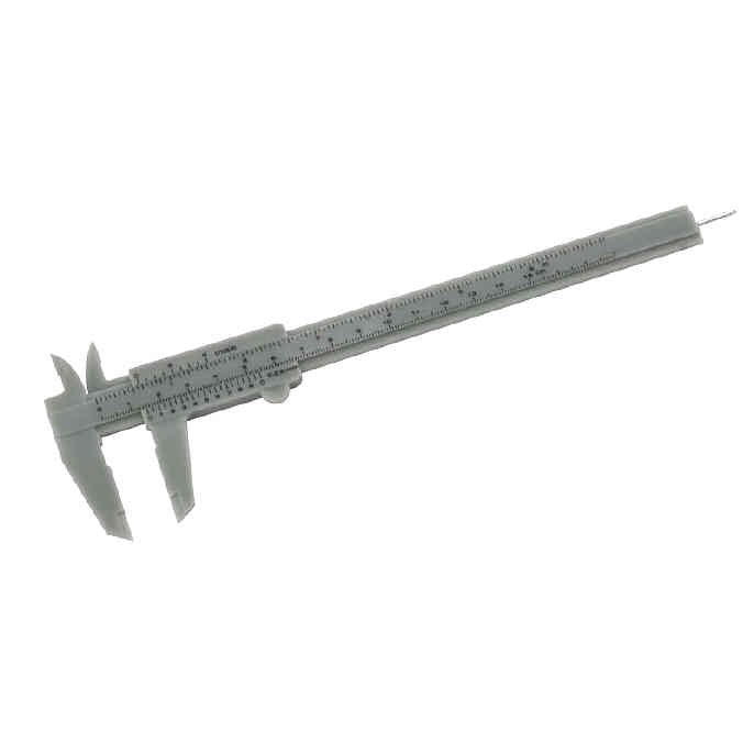 SIX INCH NON-CONDUCTIVE VERNIER CALIPER INSIDE/OUTSIDE