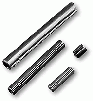 ROLL PINS, HEAT TREATED SPRING STEEL