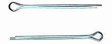 COTTER PINS, GALVANIZED TO RESIST RUST SHIP UP TO 20 SAME FEE