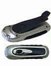 CRANK FLASHLIGHT, 3 LED SUPER BRIGHT