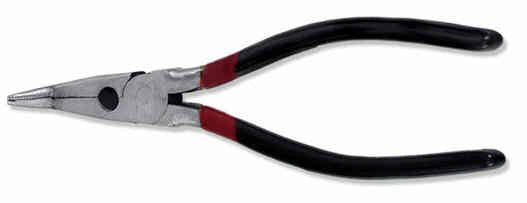 HAND FORGED 8 ANGLED NEEDLE NOSE PLIERS COMFORTABLE NON-SLIP HANDLES