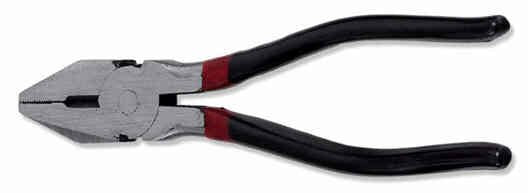 HAND FORGED 8 COMBINATION PLIERS WITH WIRE CUT COMFORTABLE NON-SLIP HANDLES