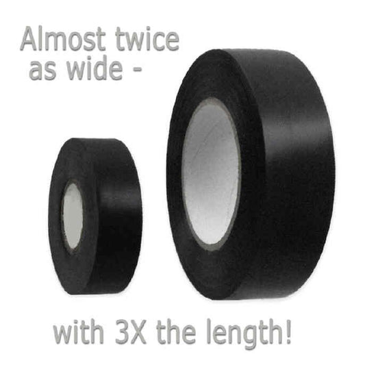 JUMBO VINYL UL LISTED ELECTRICAL TAPE- 1-1/4 WIDE x 140 FEET LONG