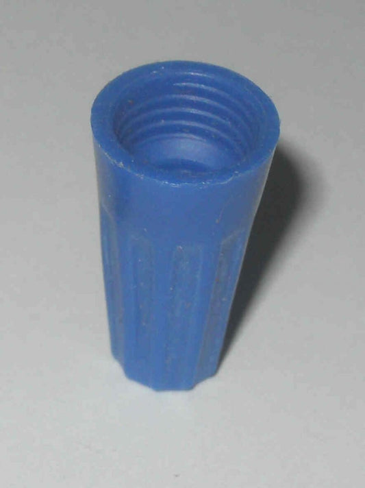 WIRE NUT BLUE 5 PACK BARRELL STYLE 16-22 AWG WITH STEEL SPRING INSERT