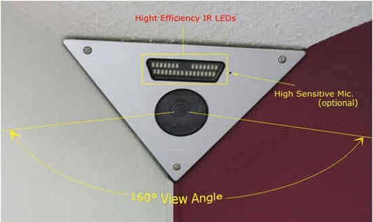 QUALITY CORNER MOUNT SECURITY CAMERA