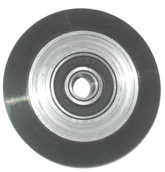 WHEEL, ROLLER GUIDE, OEM REPLACEMENT 3.25, .590 BORE, ELSCO, SOFT POLY