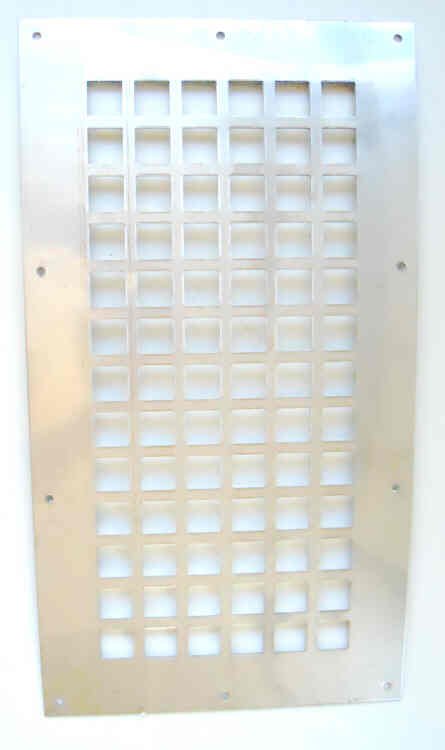 STAINLESS STEEL VISION GRILL 8 1/2 X 15 PRE-DRILLED