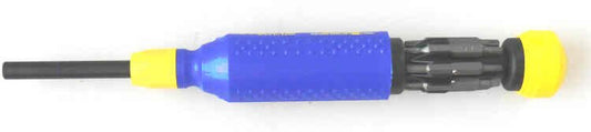 TOP QUALITY MULTI-TIP SCREWDRIVER WITH 14 BITS PLUS 2 SPANNER BITS