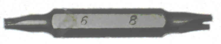 REPLACEMENT # 6/8 SPANNER BITS FOR MEP-Z51