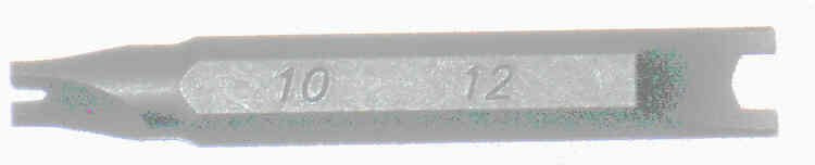 REPLACEMENT # 10/12 SPANNER BITS FOR MEP-Z51