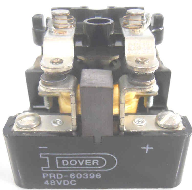 RELAY, DPST WITH MAGNETIC BLOWOUT, 48 VDC DOVER # 9769018
