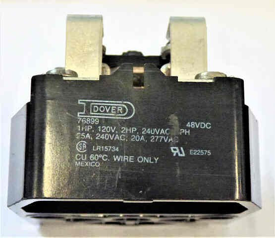 RELAY, DPDT, 48 VDC, P & B PRD SERIES DOVER # 9768993