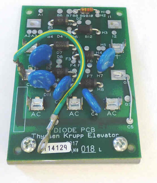 BOARD, CIRCUIT, RECTIFIER ASSEMBLY 3 PH 9841246, 114129