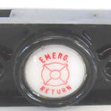 PUSHBUTTON COMPLETE MARKED EMERGENCY RETURN IN RED