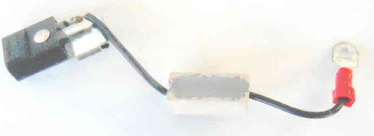 LAMP HOLDER WITH RESISTOR, USED WITH 657 BULB, RING TERMINAL
