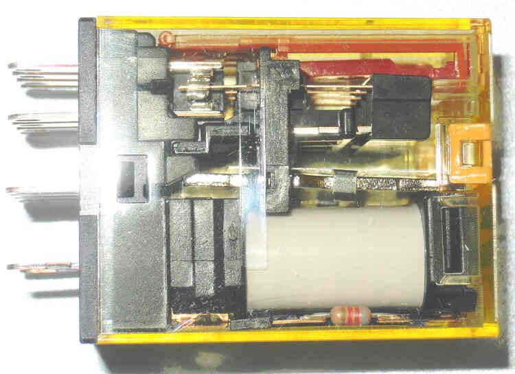 RELAY, 4PDT, ICE CUBE 120VAC, WITH NEON & TEST BUTTON BIFURCATED kONE # US515110