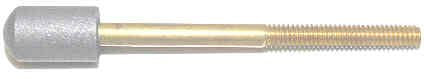 CONTACT, CARBON, BRASS STEM, 5/8 X 3/8 CARBON, 21/8 X 1/8 STEM, THREAD 3/8