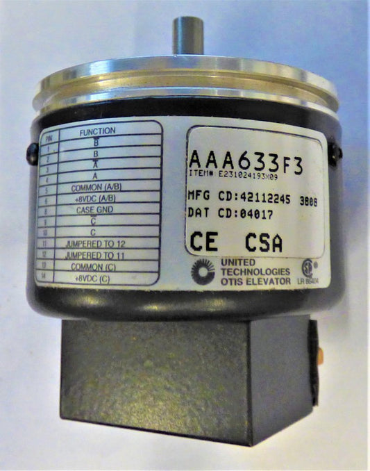 ENCODER, OTIS # AAA633F3, DYNAPAR