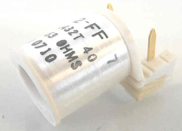 COIL, OTIS # 222FF7, SLIMLINE RELAY, 2 PRONG LEAD, 3163 OHM, 12432T40