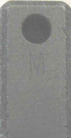 CONTACT, METAL GRAPHITE, 7/16 SQUARE X 29/32 OTIS # 154AB2