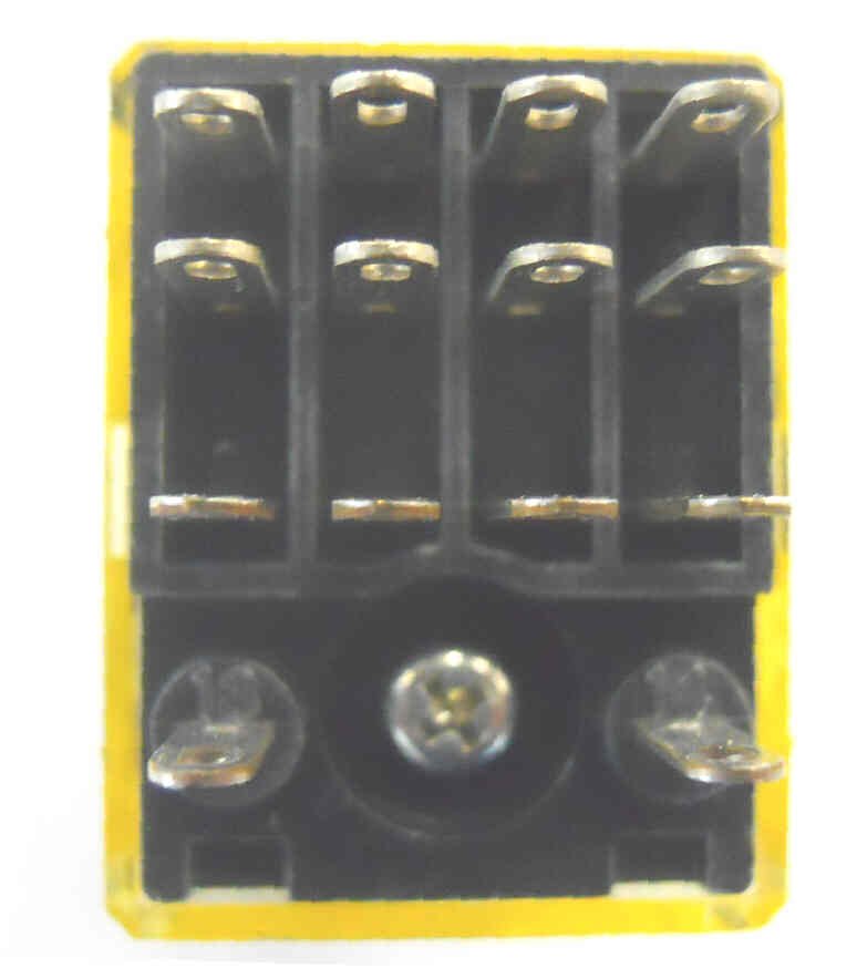 IDEC 4PDT ICE CUBE RELAY, 12 VDC, NEON & TEST  IDEC # RY4S-ULC DC12V