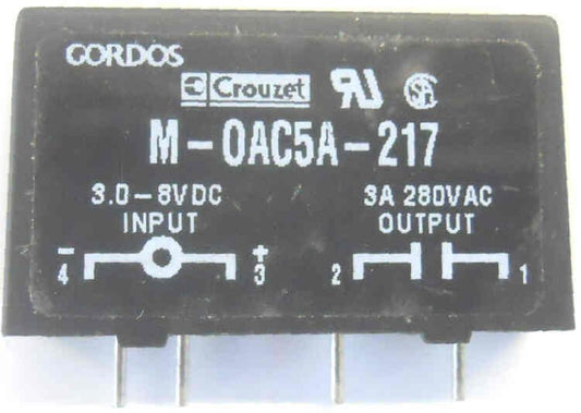 RELAY, MODULE, 3-8.0 VDC INPUT, 280 VAC OUTPUT