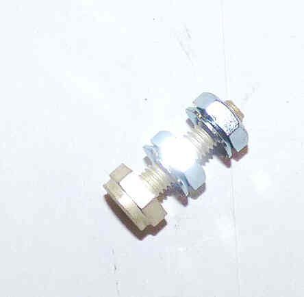 CONTACT, STATIONARY, 3/8 SILVER TIP,  6-32 THREAD, 9/16 O.L.