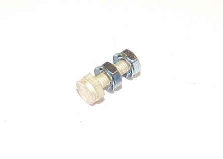 CONTACT, STATIONARY, 3/8 SILVER TIP,  6-32 THREAD, 9/16 O.L.