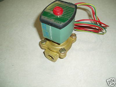 ASCO RED HAT VALVE, 3/8 PIPE, 120/60 COIL, ASCO # 8210G33