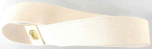 PULL STRAP, HEAVY CANVAS DUCK, 36 LONG, 2 WIDE WITH BRASS GROMMET
