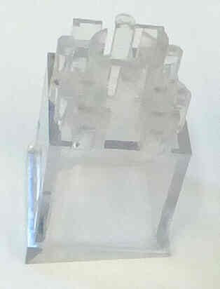 HOUSING, PUSHBUTTON, CLEAR, SQUARE, US # 467-01001-007