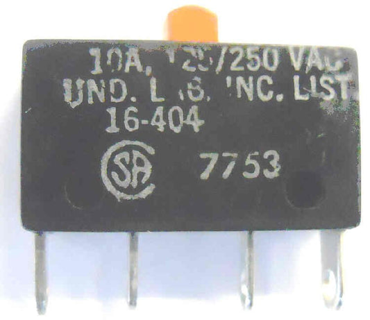 MICROSWITCH, PUSHBUTTON US # 467-00026-007