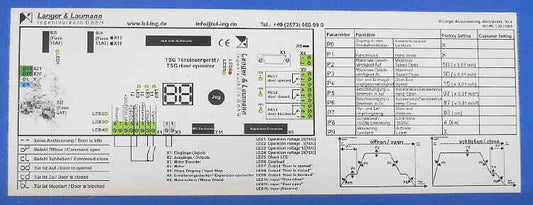 BOARD, CIRCUIT, LANGER & LAUMANN DOOR OPERATOR V3.4 TSG