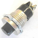 EDWARDS BUTTON, CAT # 821, HIGH VOLTAGE, FITS ANY 7/8 HOLE