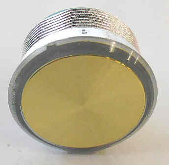 MICRO-MOTION III BUTTON, BRASS, FLAT FINISH, NON LITE UP, OTIS # AAA23500AK33