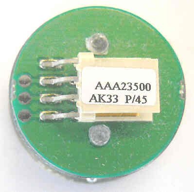 MICRO-MOTION III BUTTON, BRASS, FLAT FINISH, NON LITE UP, OTIS # AAA23500AK33