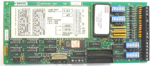 BOARD, CIRCUIT, DOT MATRIX POWER LOGIC DOVER # 178AD1 #9713244