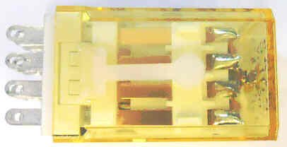 IDEC 4PDT ICE CUBE RELAY, 110 VDC, NEON & TEST IDEC # RY4S-ULC-DC110V