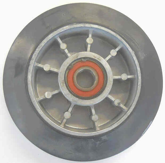 WHEEL, ROLLER GUIDE, 6 DIA. FACE 13/16, .6693, I.D., DOUBLE BEARING
