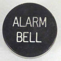 BUTTON, BLACK, ENGRAVED, 1 DIAMETER, SPECIFY MARKING OTIS # 323BD1-