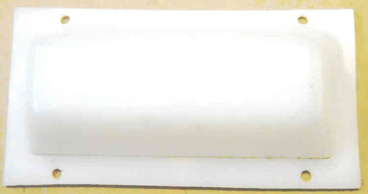LENS, EMERGENCY LIGHT, 6 1/2 LONG, RAISED SURFACE GAL # PMDG-0136N