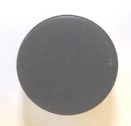 BUTTON, 7/8 DIAMETER, BLACK, BLANK OTIS # A323AF1