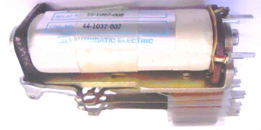 RELAY, TELEPHONE TYPE, HAUGHTON # 33-1097-005 WITH COIL 44-1032-007