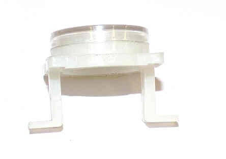 BUTTON, A LINE, WAFER, CLEAR CAP, SPECIFY MARKING IN BLACK OR RED